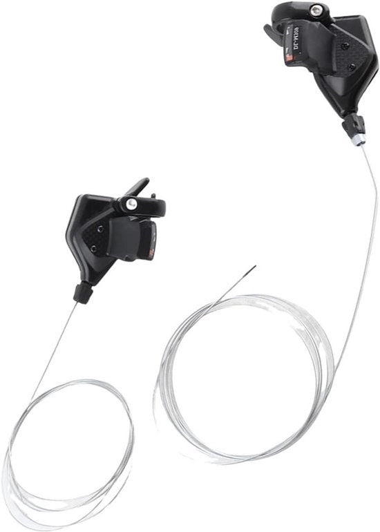 Derailleur per mountain bike - 3×7/8/9 velocità - Leva per cambio - Adatto a 3×7/8/9 velocità - Nero