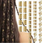 Set di 40 clip per dreadlock - Accessori per capelli - Decorazione - Clip a spirale per capelli - Vlecht per capelli - Accessori per capelli trendy