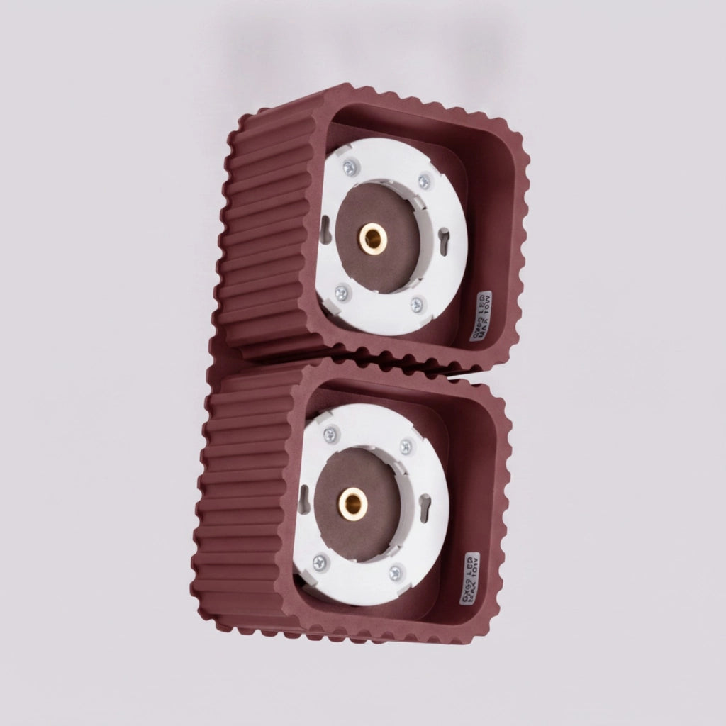 Plafoniera RIFF 2 bordeaux Gx53