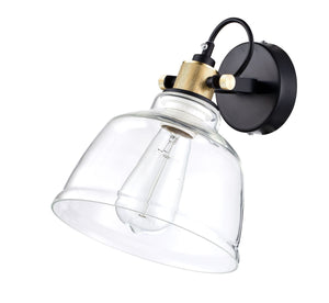 Lampada da parete Pendant in Metallo Irving Nero