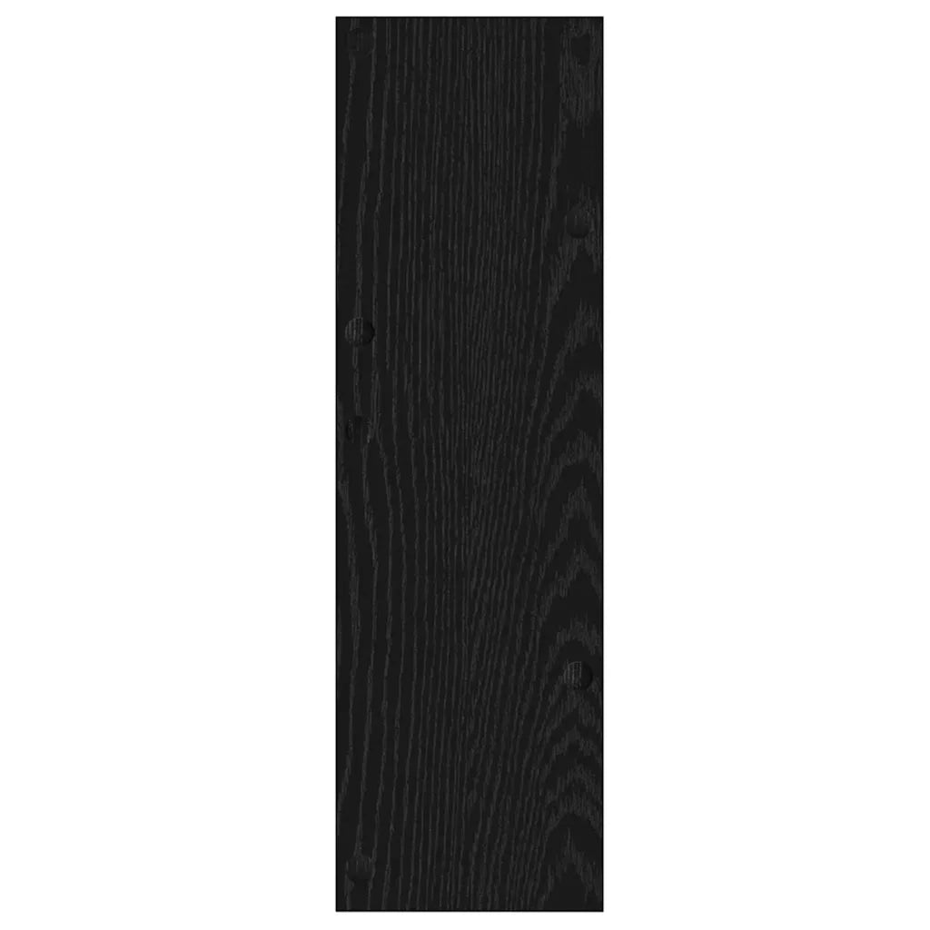 Mobile per scarpe Rovere Nero 60 x 18 x 60 cm Legno multistrato 875144