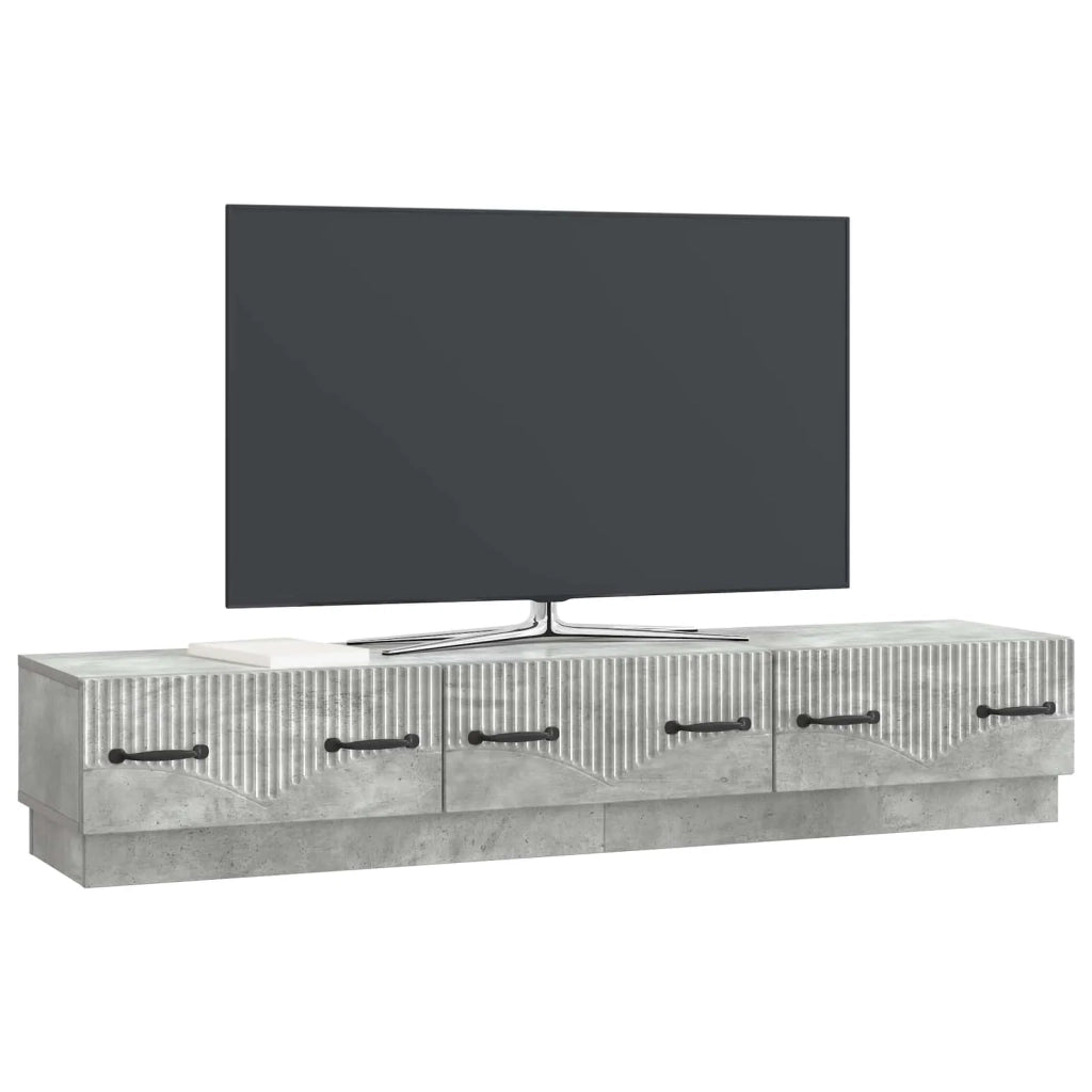Mobile TV con cassetto Grigio Cemento 147 x 34,5 x 27 cm