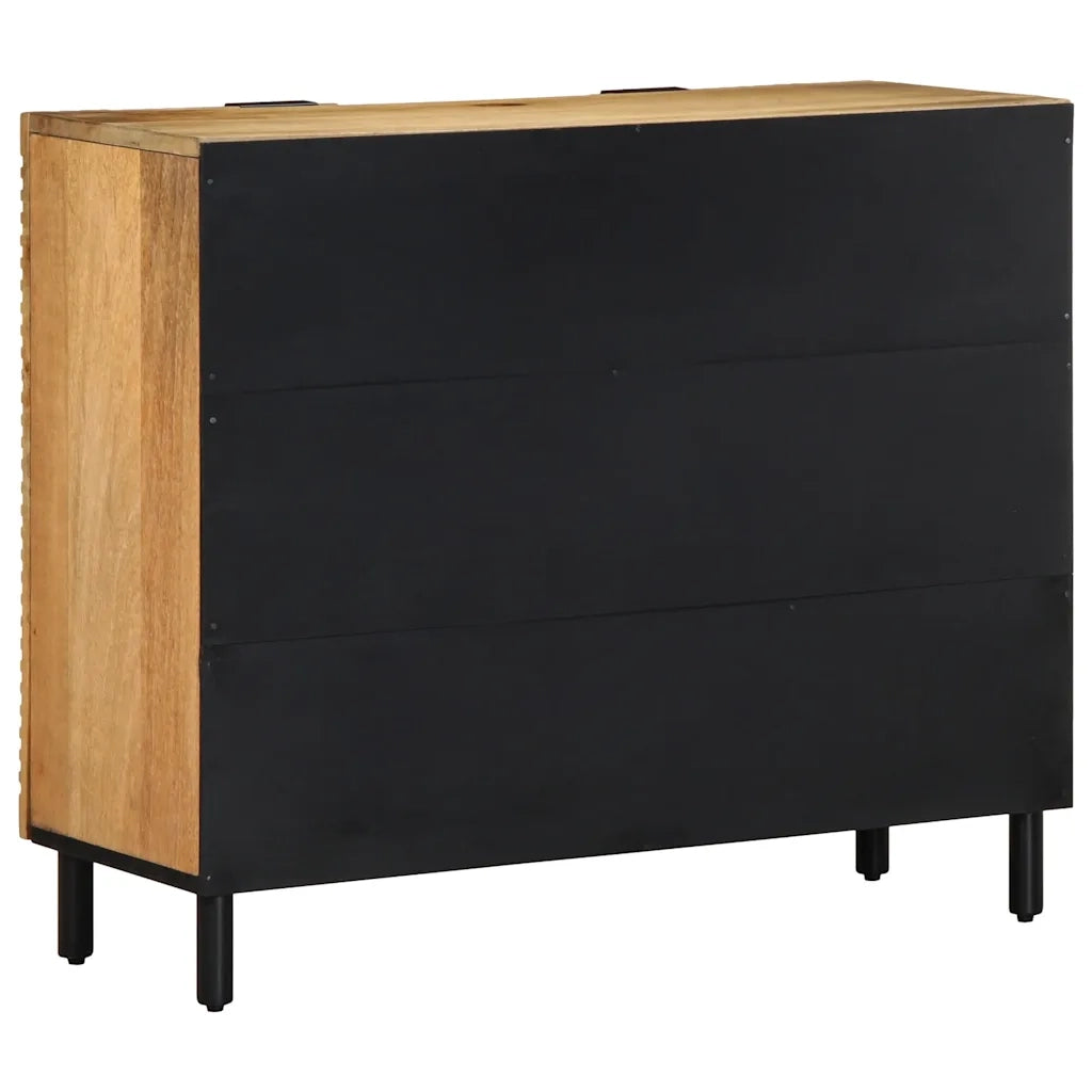 Credenza Marrone 90x33x75 cm in Legno Massello di Mango 4017748