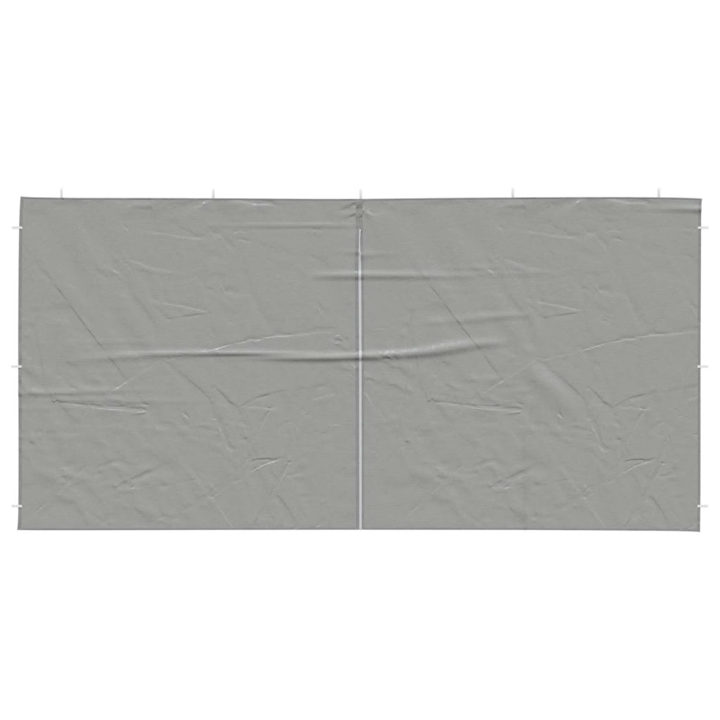 Parete per tenda da festa 2 pcs Grigio chiaro 400 x 195 cm