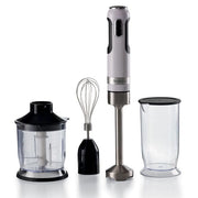 Ariete 602 frullatore a immersione moderna, 1000w, 10 velocità + turbo, accessori inclusi, bianco - ARI0602/01