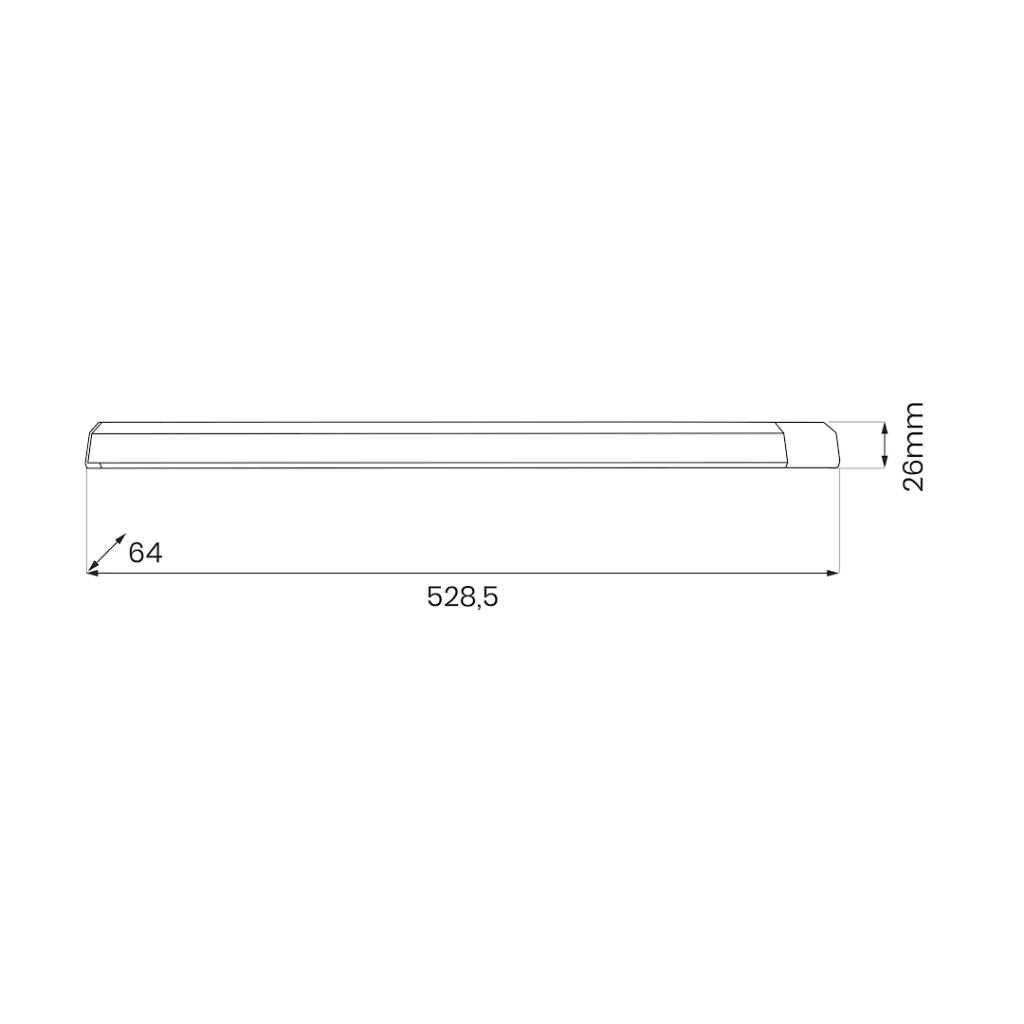 Lampada sottopensile LED Dual 53 cm bianca 18W 4000K
