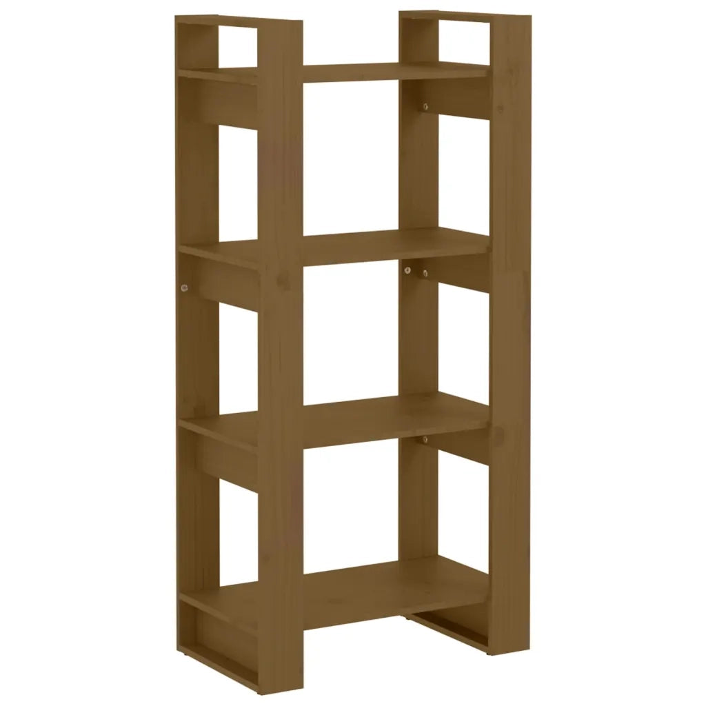 Libreria/Divisorio ambra 60x35x125 cm in Legno Massello 813887
