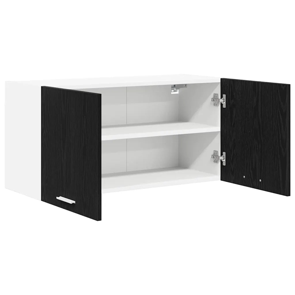 Armadio pensile Rovere Nero 80 x 31 x 40 cm Legno multistrato 884179