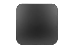 Piastra Salvapavimento Quadrata Protezione per Stufe e Camini in Ferro 89x89 cm