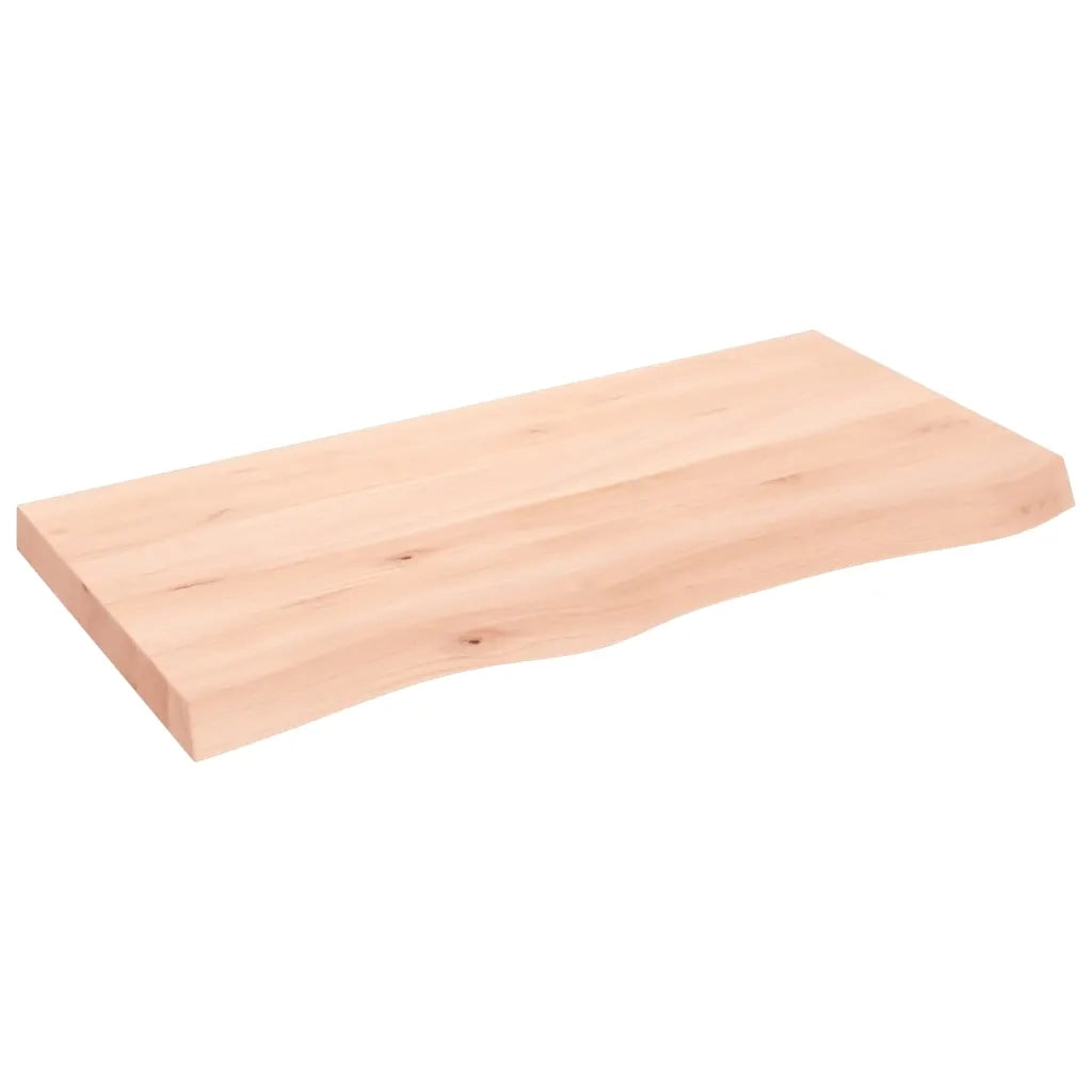 Mensole Parete | Scaffale a Parete | Ripiano a Parete 100x50x(2-6) cm Massello Rovere Non Trattato