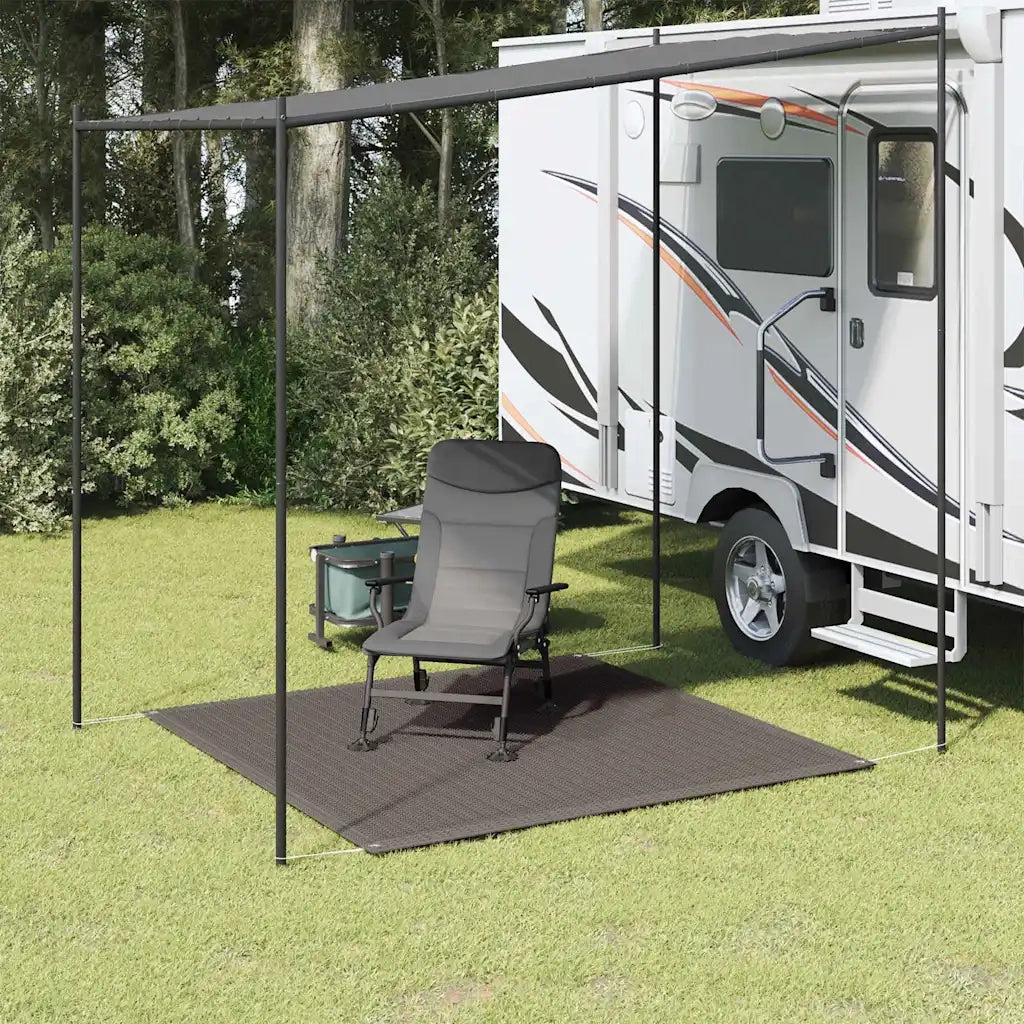 Tappeto da Tenda 200x200 cm Antracite 310676