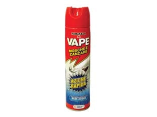 INSETTICIDA PER MOSCHE E ZANZARE SUPER KO2- - ml.400 in bomboletta spray - 6 pezzi VAPE