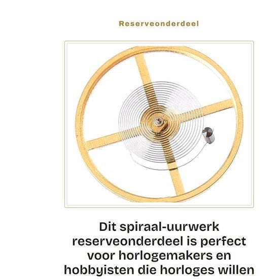 Meccanismo Orario Completo a Spirale - Pezzo di Ricambio - Meccanismo Orario - Componente Orario Separabile - Per Orologiai - Riparazione Orologi