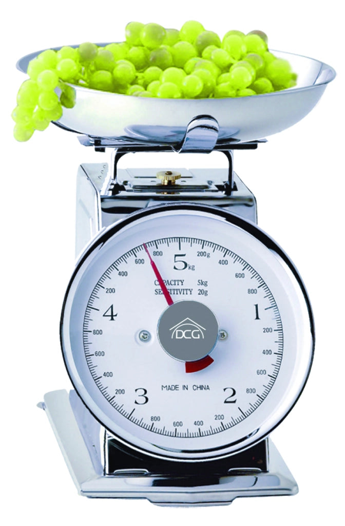 BILANCIA DA CUCINA Portata kg. 5 Acciaio Inox