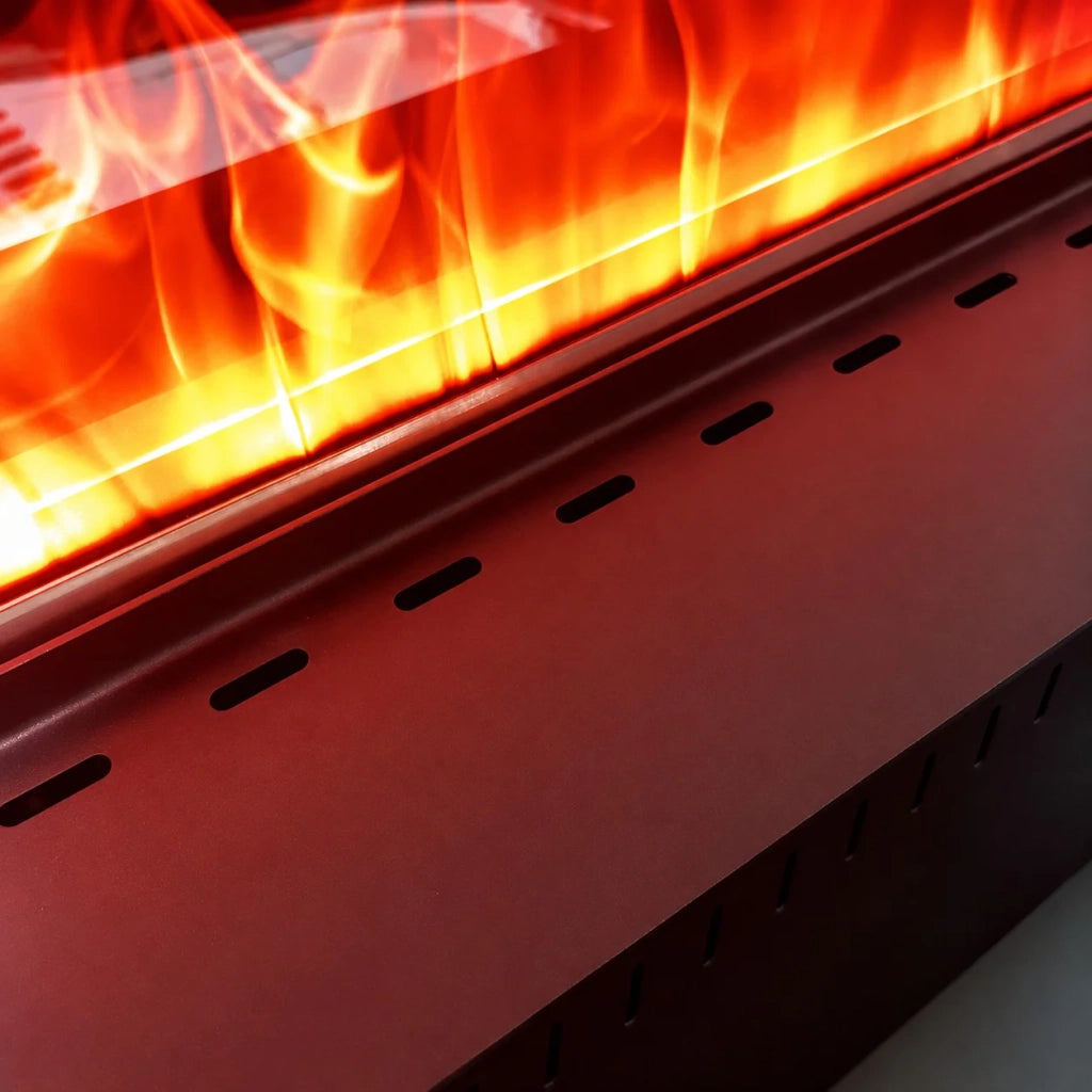 Camino Elettrico da Incasso Divina Fire VAPOR75 - Effetto Fiamma 3D a Vapore Acqueo, 7 Colori LED, Controllo APP e Telecomando, 75 cm - Divina Fire