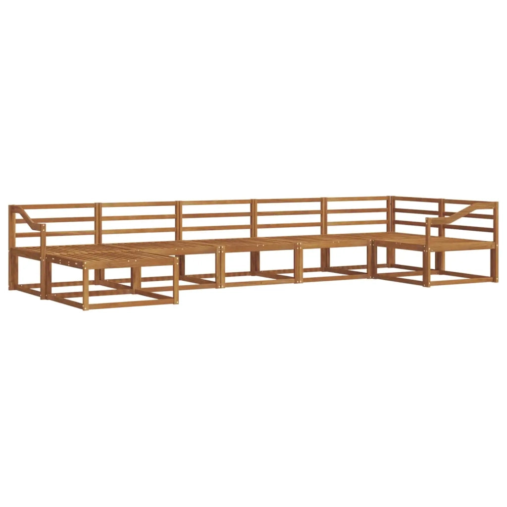 Set di divani da esterno 7 pcs Naturale 3367907