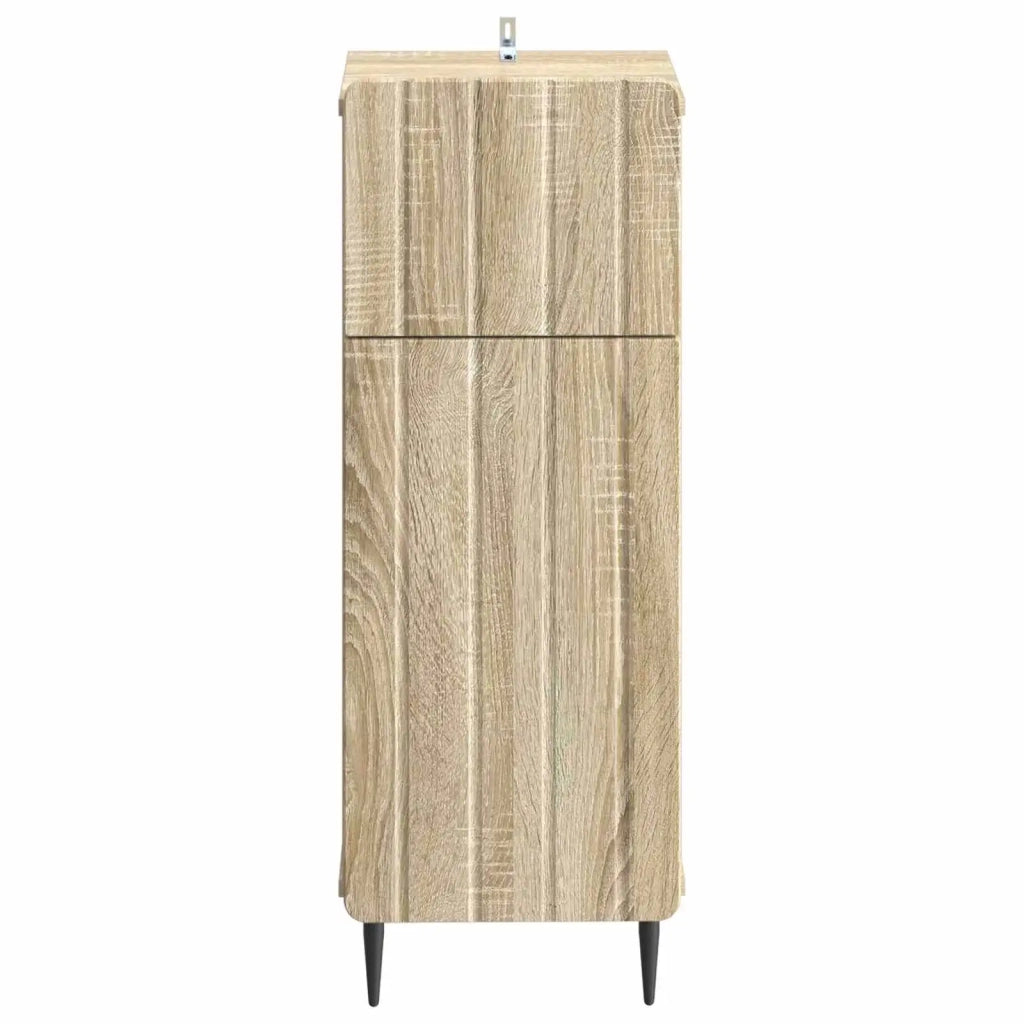 Mobiletto da Bagno ZWOLLE Rovere Sonoma 30 x 31 x 79,5 cm 896387