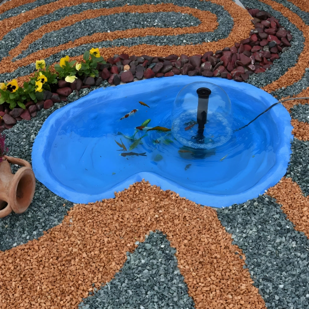 Laghetto da giardino caldonazzo azzurro litri 120 da 110x78xh28