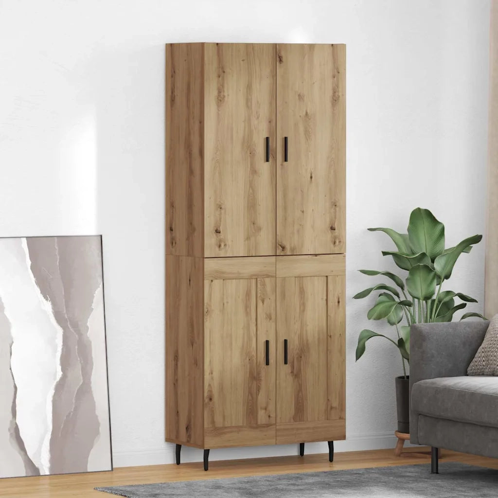 Credenza-Buffet-Armadio da cucina Rovere artigianale 69,5 x 34 x 180 cm 501245