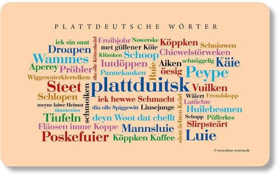 Tavolo da colazione con vocaboli olandesi