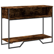 Tavolo Consolle | Tavolo d'Ingresso Rovere Fumo 100x35x74,5 cm in Truciolato