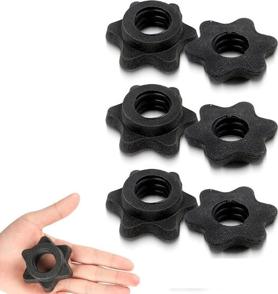Clip di pesa antiscivolo - 6 pezzi - 25 mm - Materiale PVC - Flessibili - Riduzione del rumore - Duraturi