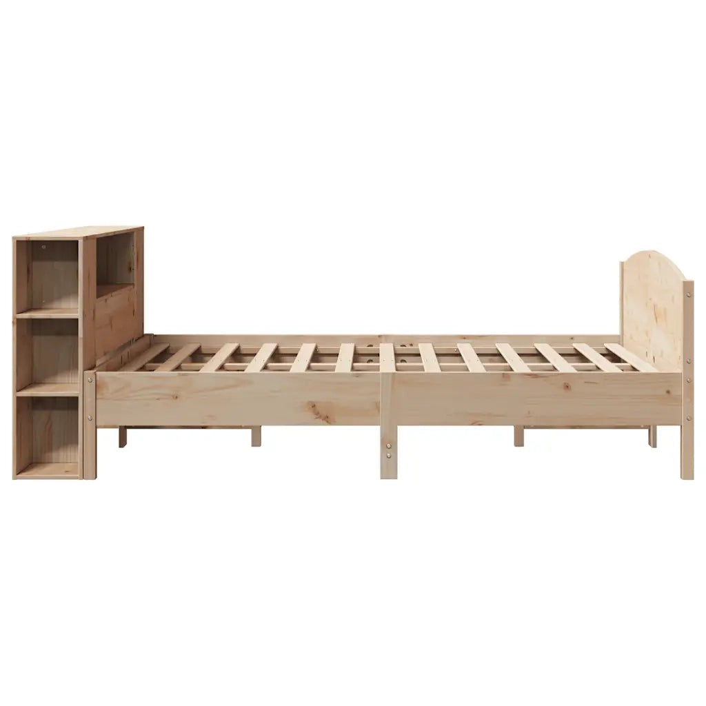 Letto Libreria senza Materasso 160x200 cm in Legno di Pino 3323059