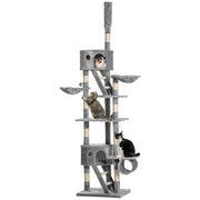 Albero per gatti ¨C zephmum ¨C Grigio 240-260 cm
