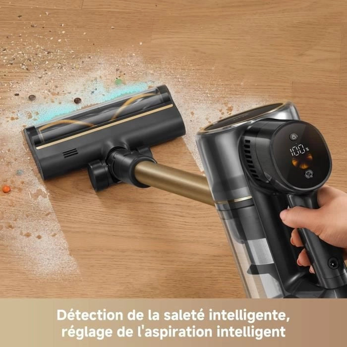 Mova S5 Sense - Aspirapolvere senza fili - Spazzola multisuperficie OptiInsight con design anti-groviglio - Regolazione intelligente
