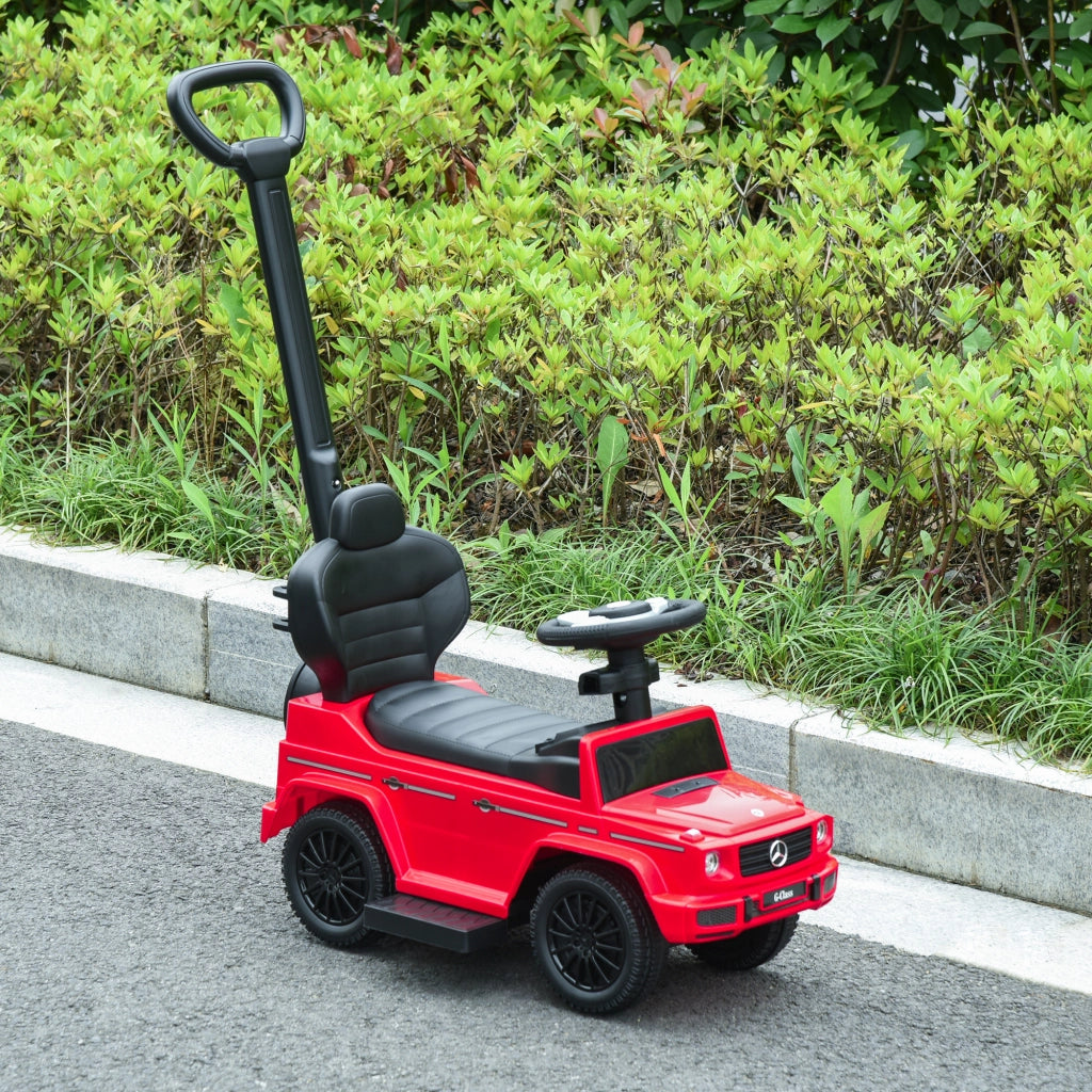 Porteur Auto per Bambini 12-36 Mesi ¨C Xylo ¨C Rosso con Clacson Parasole Pedane