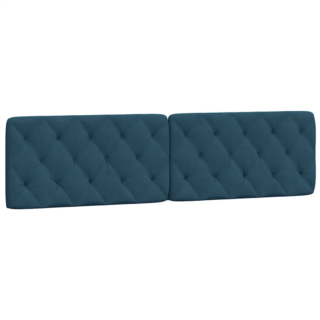 Letto con Materasso Blu 200x200 cm Velluto 3208680