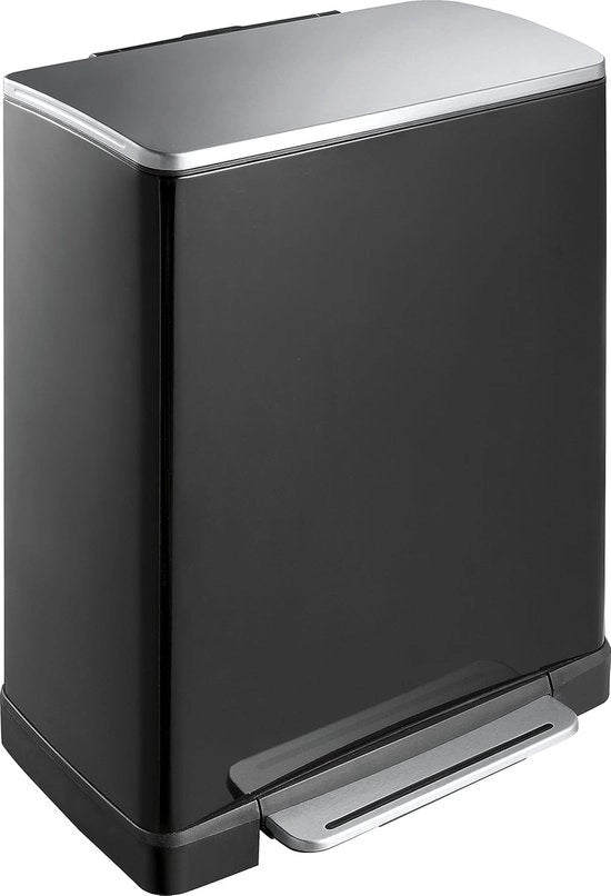 Emettitore di polvere a pedale 50L in metallo - Senza pressione di dito e sistema di compressione
