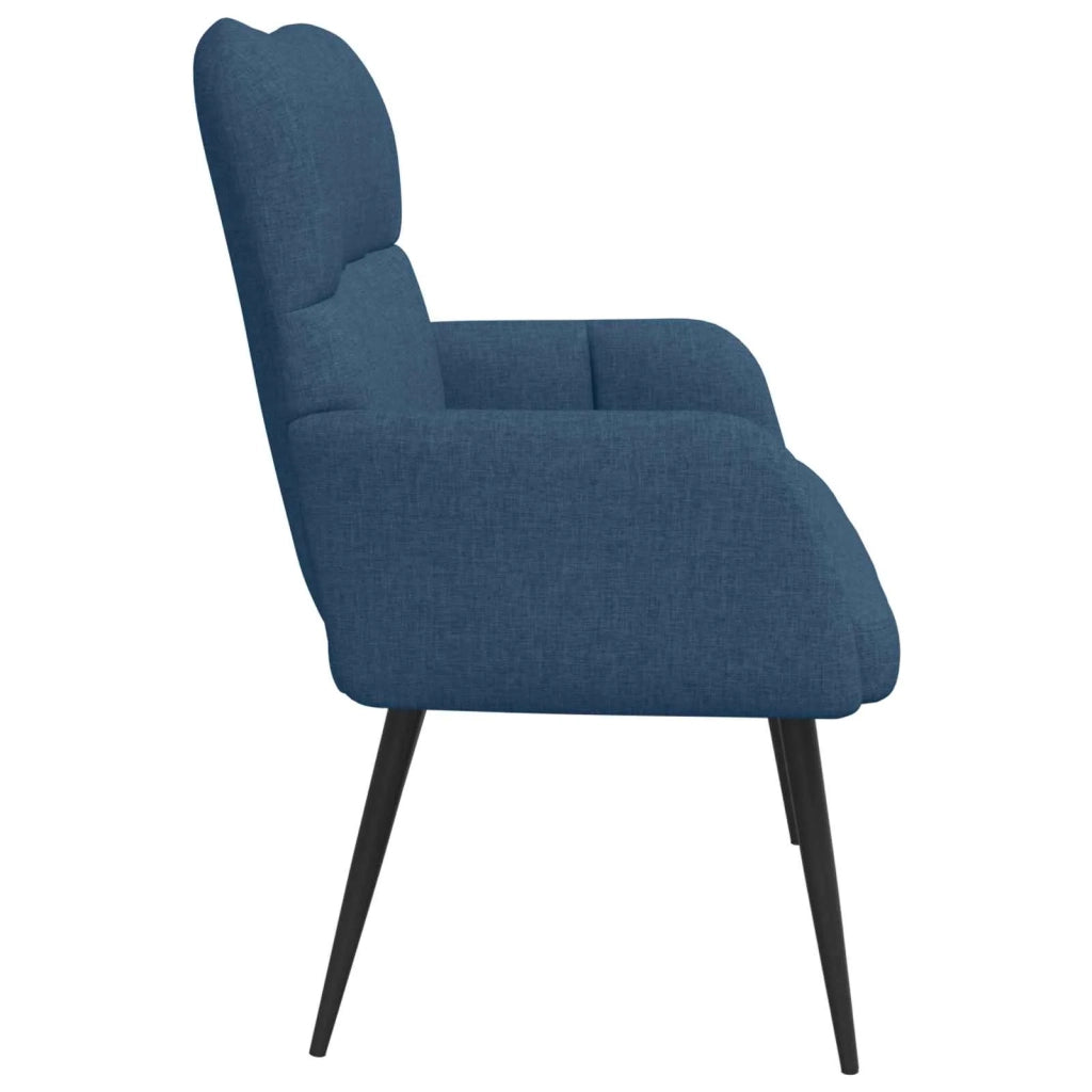 Sofa a Due Posti Blu 115 x 61 x 87 cm Tessuto 42028937
