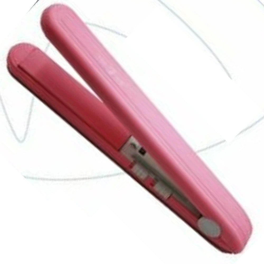 Trade Shop - Mini Piastra Per Capelli Acconciatura Lisci Mossi Hairstyle Portatile Da Viaggio -