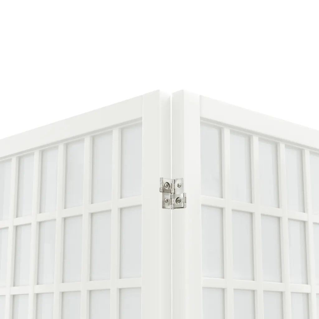 Divisorio Pieghevole 6 Pannelli Stile Giapponese 240x170 Bianco 352090