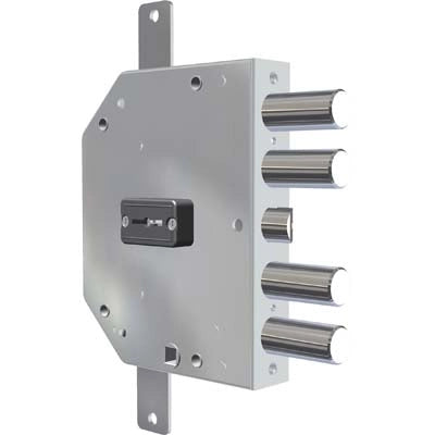 SERRATURA METALLO APPLICARE 2155 PLUS CR  DM M4 TRIPL+SCR IP.MM 28 E.MM 60 SX
