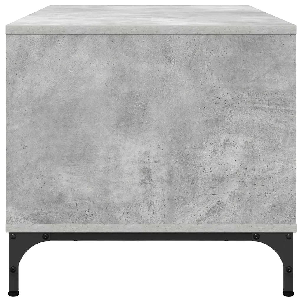 Tavolino da salotto con cassetto Grigio cemento 90 x 49 x 46 cm 883447