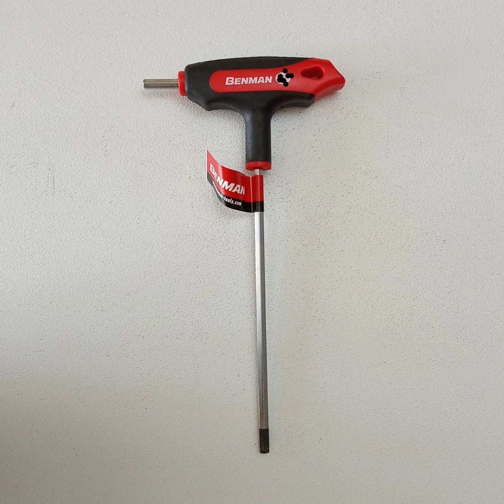 Benman turball 4mm chiave a t maschio esagonale con impugnatura bimateriale