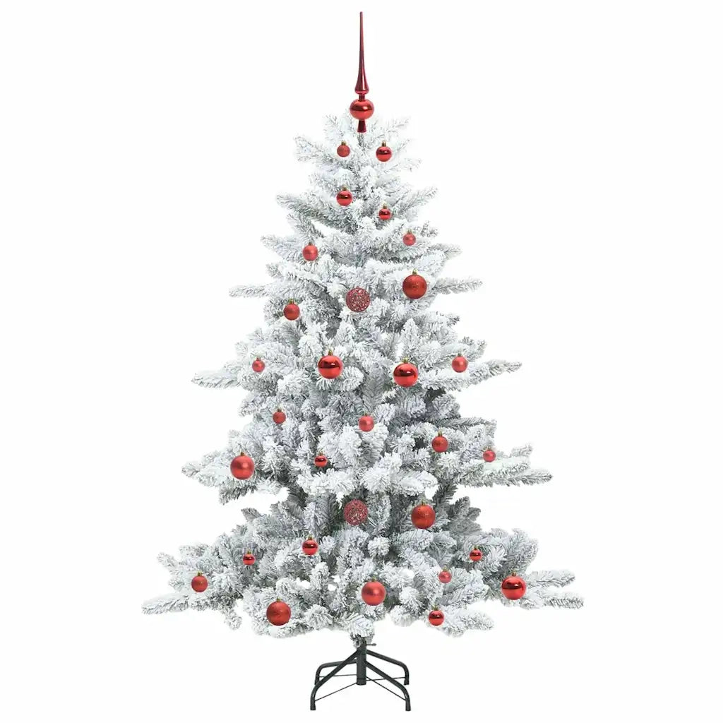 Albero di Natale Artificiale con Rami Pieghevoli Bianco 150 cm 3397705