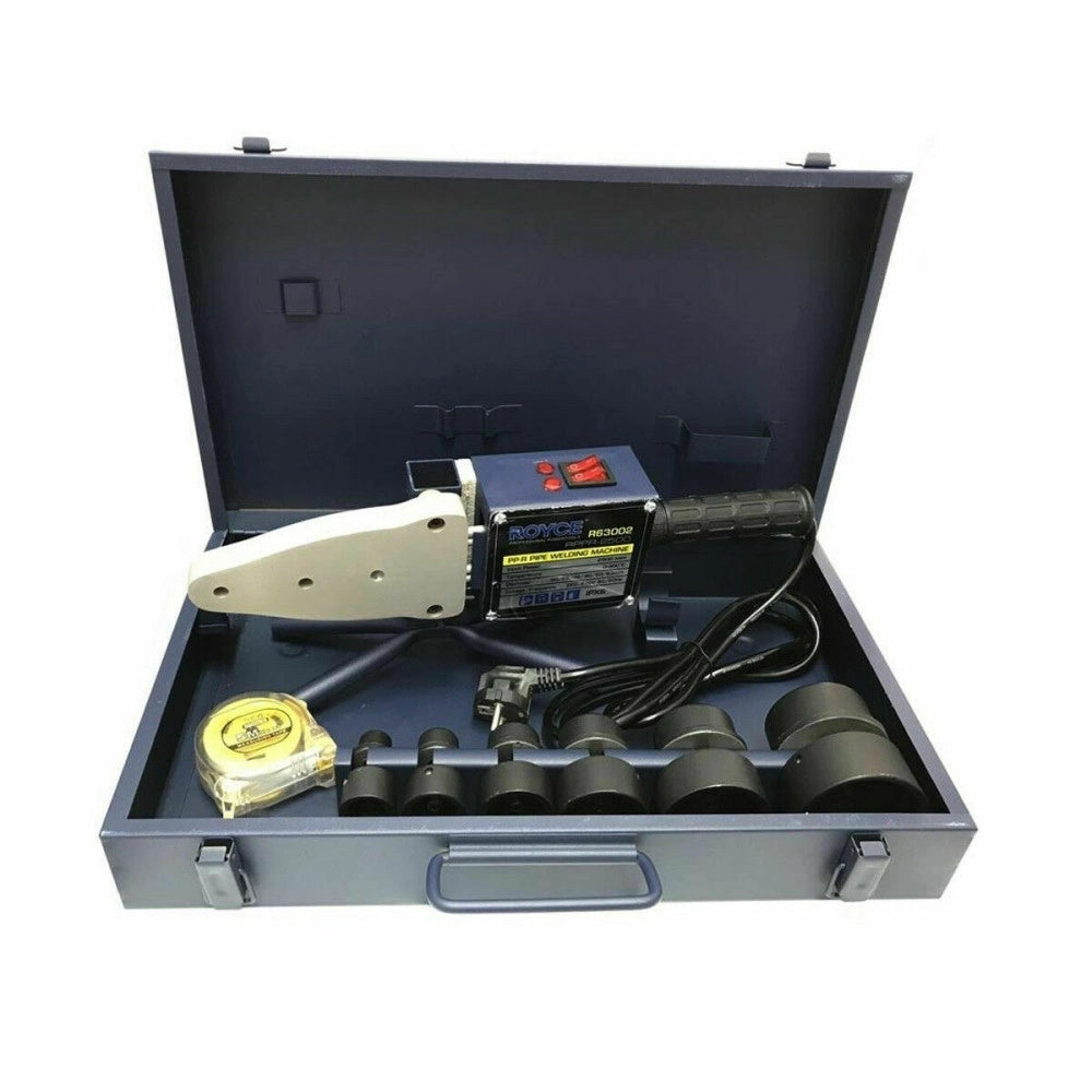 Trade Shop - Saldatore Polifusore 800w Per Saldatura Tubi Plastica Pvc Pvdf 6 Matrici -