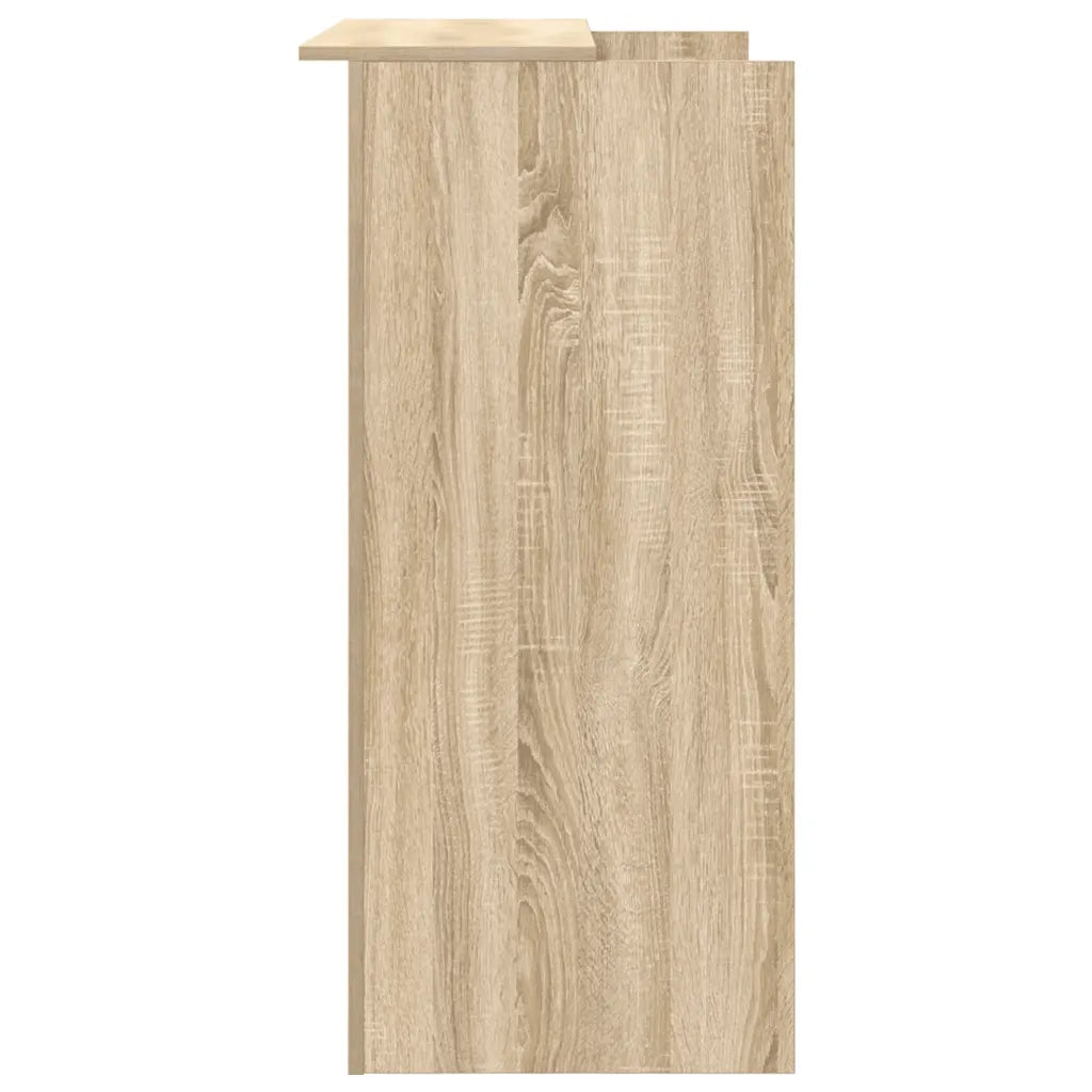 Scrivania per Reception-Tavolo per reception Rovere Sonoma 100x50x103,5 cm in Legno Massello