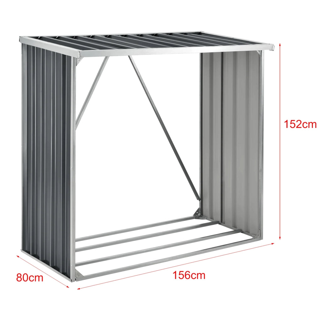 Deposito legna coperto 156 x 80 x 15 cm antracite 03_0006305