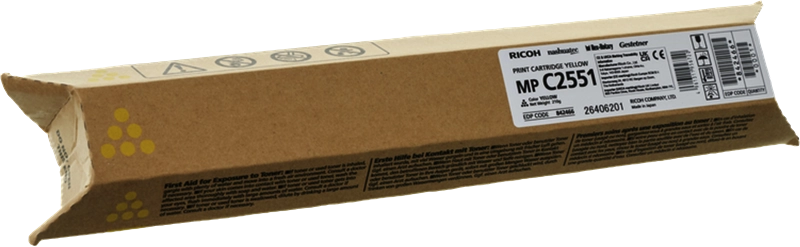 Ricoh 842466 cartuccia toner 1 pz Originale Giallo