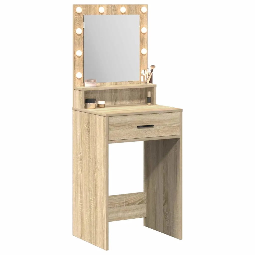 Tavolo da Trucco con cassetto Rovere Sonoma 50 x 41 x 135 cm 865093