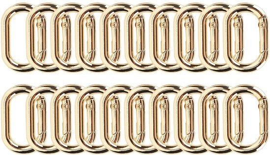 Viti a clip ovaale 23 mm, 20 pezzi, carrello di attacco, leggero e duraturo