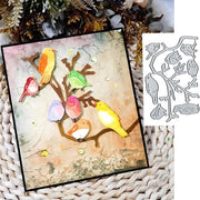 Albero di Natale in Metallo per Snidere Carte Fai da Te, Stencil per Decorare Album Scrapbooking, Decorazione in Rilievo per Carte da Invito, Fai da Te per Decorare Carte