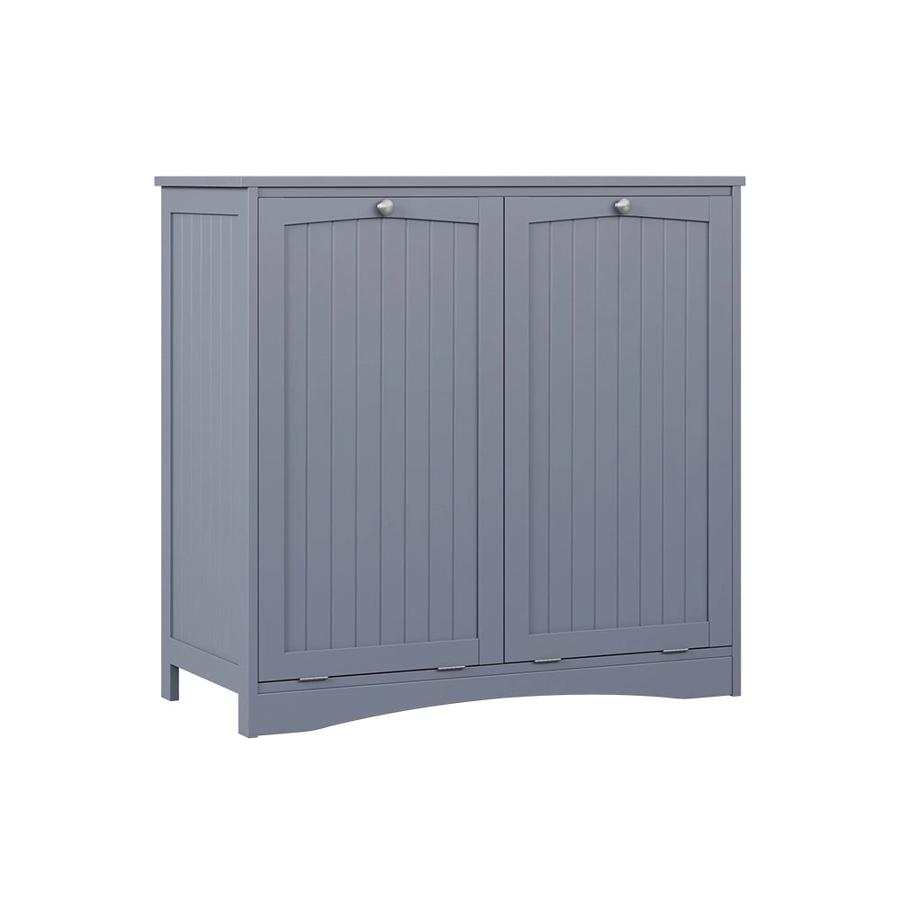 Vicco armadietto da bagno con portabiancheria Grigio 83 x 80 cm con 2 cesti per la biancheria