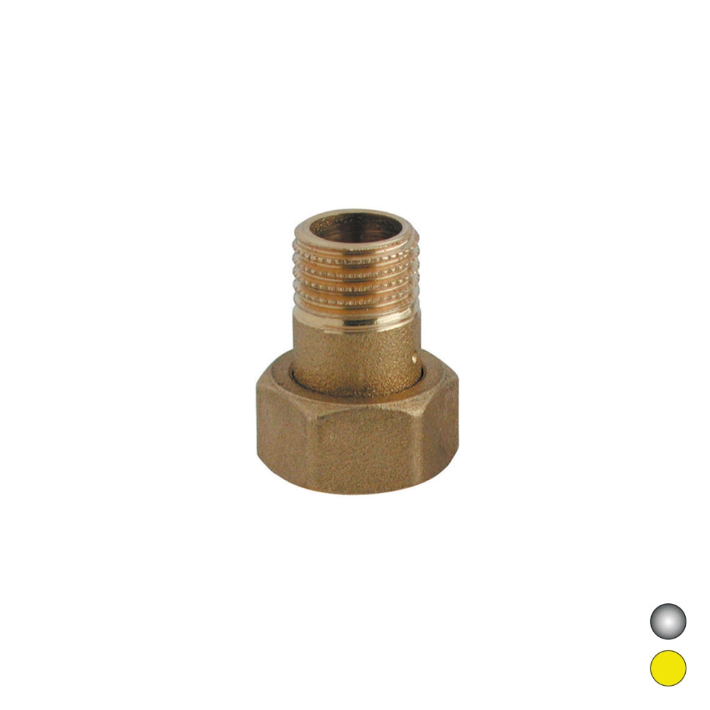 BOCCHETTONE CON O-RING E CALOTTA- 11/4 x 11/2 Giallo- RINAL- pezzi 1