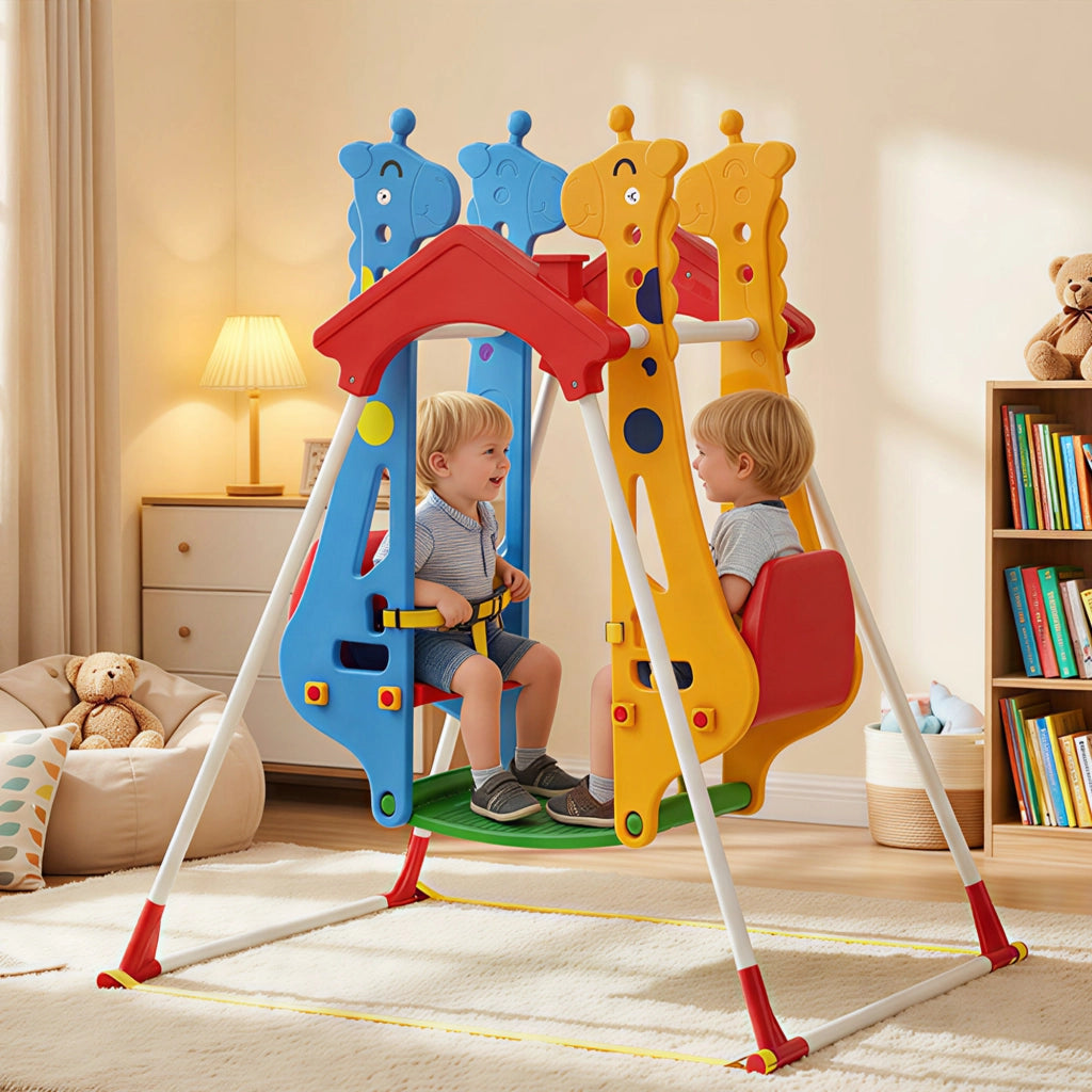 Altalena per Bambini ¨C zephmum ¨C Multicolore 114x94x134,5cm