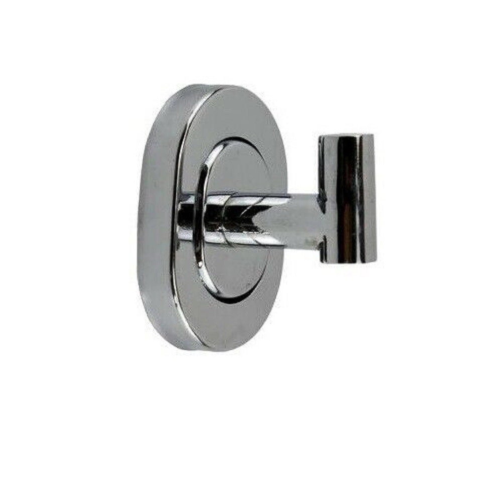 Trade Shop - Appendino Gancio Porta Asciugamani Accappatoio Cromato Bagno 1 Posto Muro 69178 -